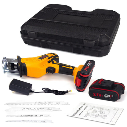 Powerful Handheld Electric Reciprocating Jigsaw Tool Set 21V - Merchandise Plug