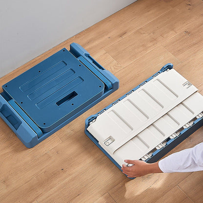 Spacious Indoor / Outdoor Collapsible Trunk Storage Bin Container With Seat - Merchandise Plug