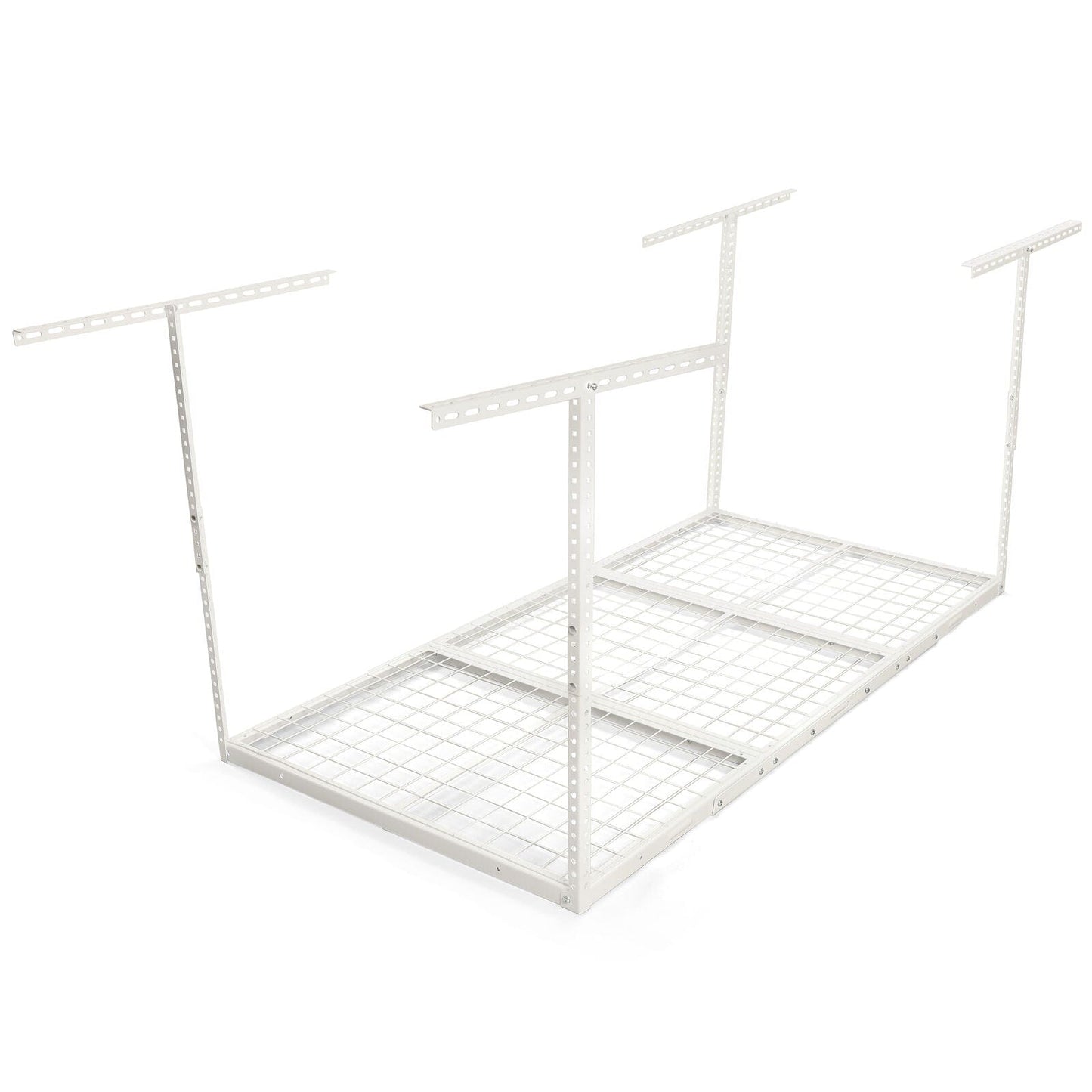 Large Capacity Overhead Hanging Garage Ceiling Storage Shelf Rack 6FT - Merchandise Plug