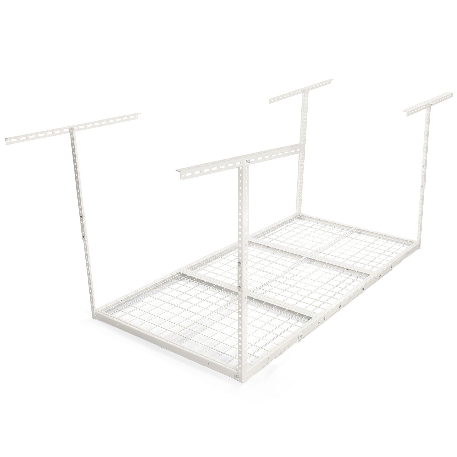 Large Capacity Overhead Hanging Garage Ceiling Storage Shelf Rack 6FT - Merchandise Plug