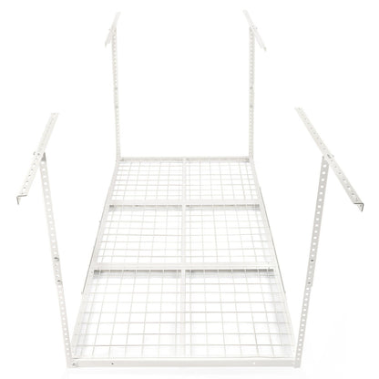 Large Capacity Overhead Hanging Garage Ceiling Storage Shelf Rack 6FT - Merchandise Plug