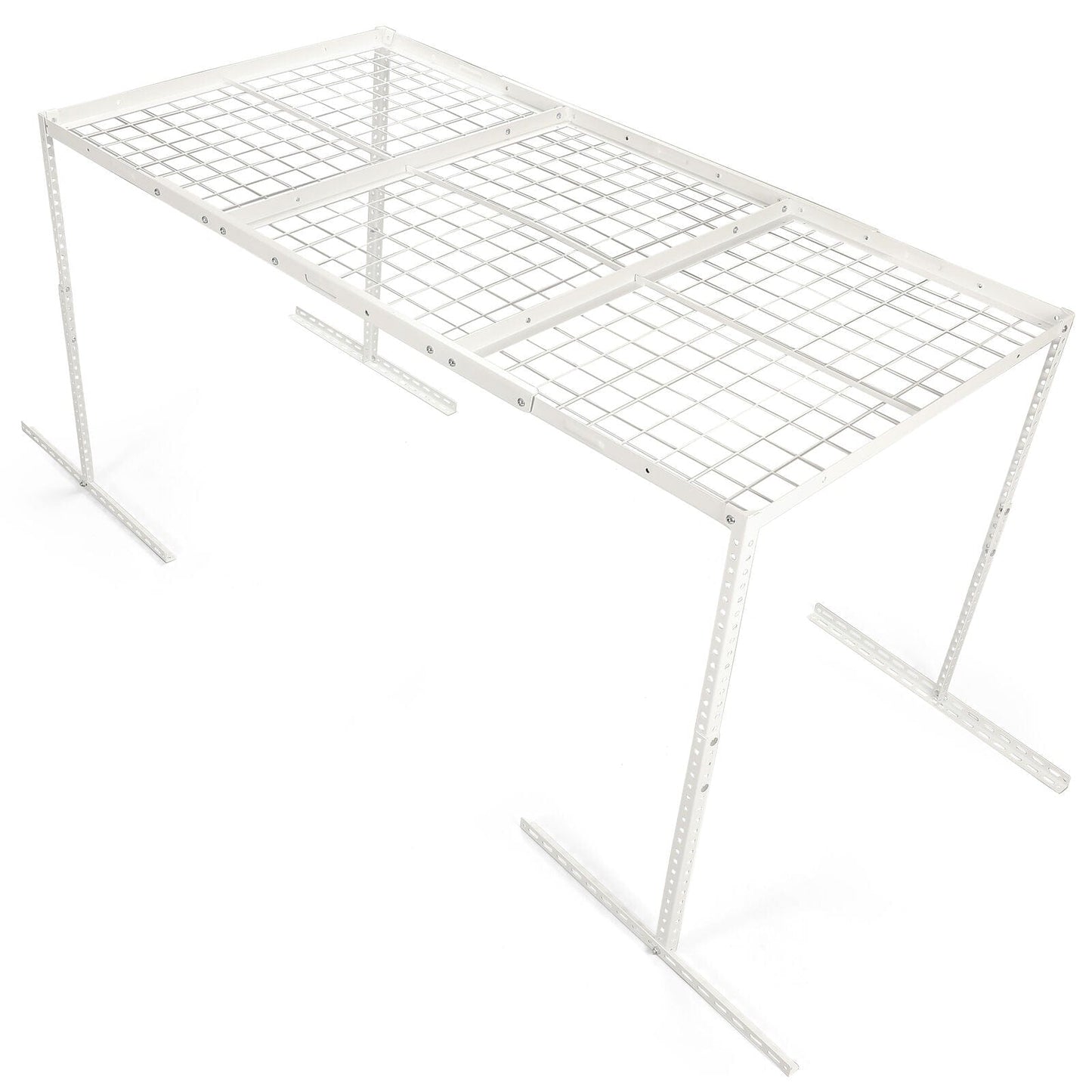 Large Capacity Overhead Hanging Garage Ceiling Storage Shelf Rack 6FT - Merchandise Plug