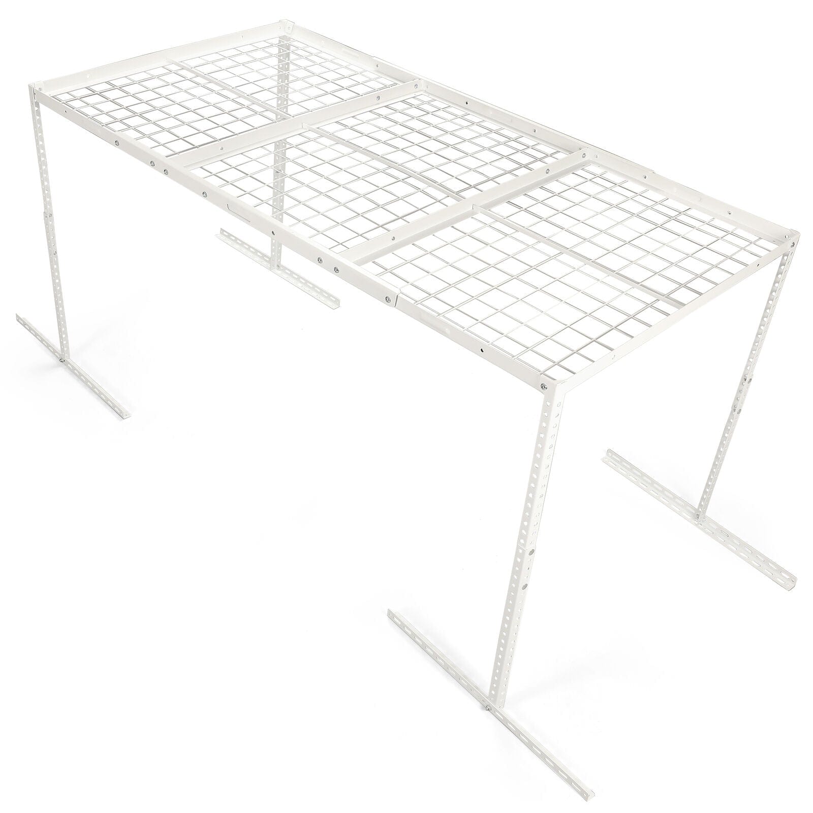 Large Capacity Overhead Hanging Garage Ceiling Storage Shelf Rack 6FT - Merchandise Plug