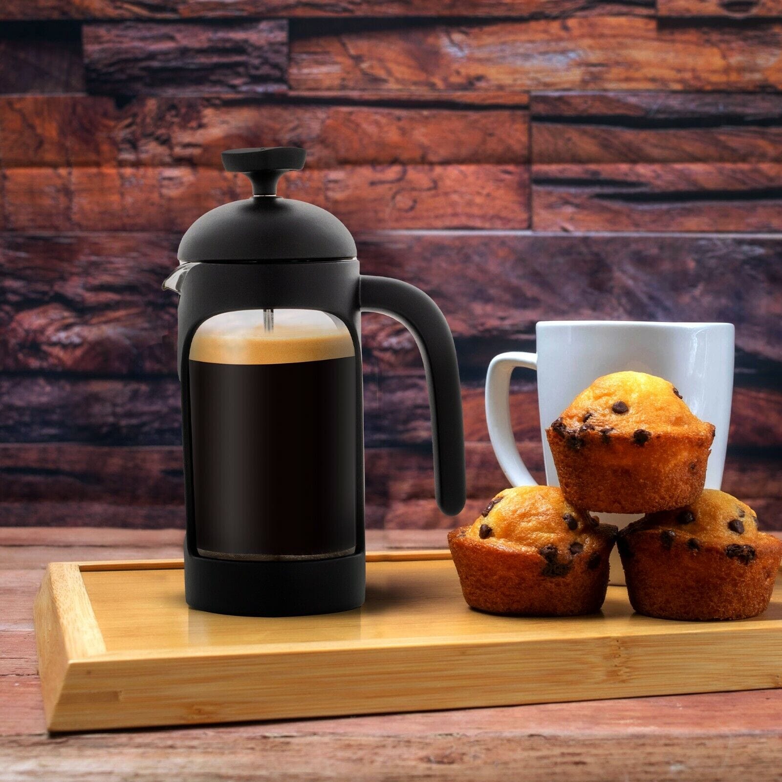 Heat Resistant French Press Coffee Maker - Merchandise Plug