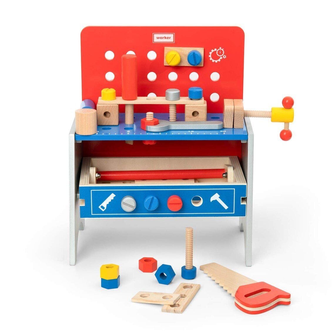 Exclusive Kids Pretend Play Realistic Work Tool Bench Toy - Merchandise Plug